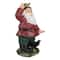 11.25" Red & Green Gnome with Butterfly Outdoor Garden Statue